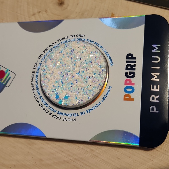 PopSockets Set 2 Phone Grips Floral & Sparkle NEW - Picture 2 of 4